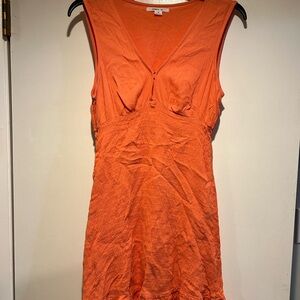O”Neil Orange Sleeveless Dress